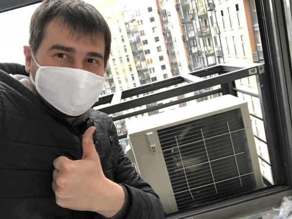 Фото Установка кондиционера
