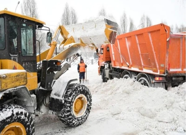 Фото Снегоуборка❄️ вывоз снега погрузка и уборка