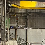 Фото №4 Демонтаж монтаж направляющих рельс мостового крана