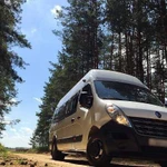 Аренда микроавтобуса Renault master 21 место