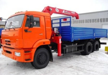 Фото КАМАЗ-65111 с краном манипулятором Kanglim KS1256G2