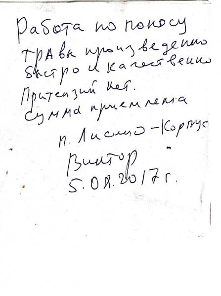 Фото Расчистка уборка и покос травы на участках