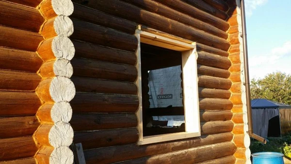 Фото Пластиковые окна в деревянный дом