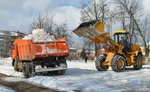 фото Вывоз снега с погрузкой