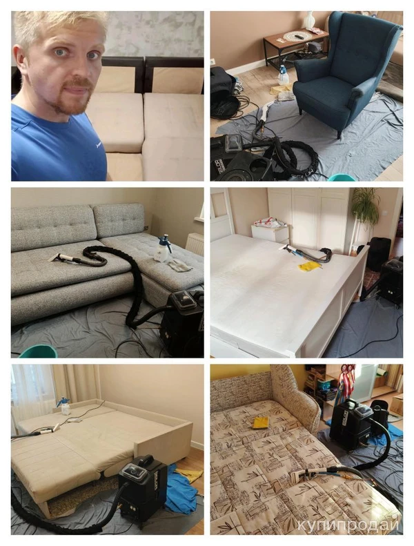 Фото Химчистка мебели на дому