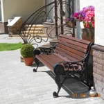 Фото №3 Скамейка чугунная «ПАРК ЧАИР»  (2 м)