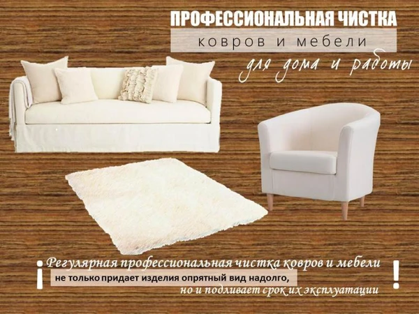 Фото Выездная химчистка мебели и ковров в Кубинке