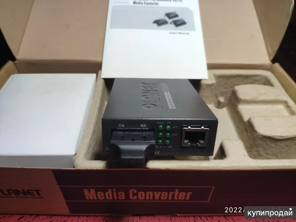 Фото Медиаконвертер гигабитный Planet GT-702S V3 / 1000LX-1000TX