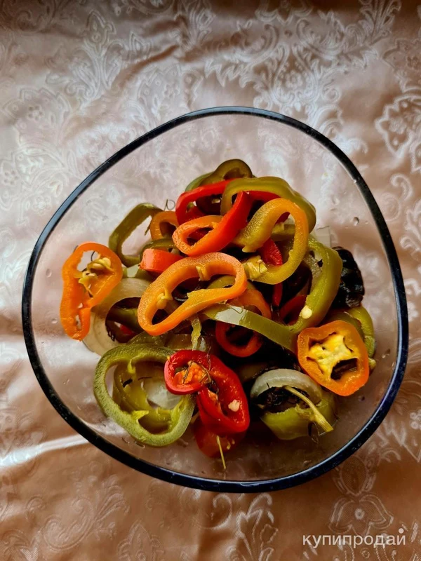 Фото Маринованный острый перчик