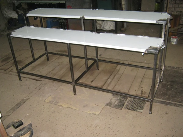 Фото Полки из нержавеющей стали, нержавейки.