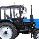 Уборка снега трактором мтз-82 (отвал, щетка)