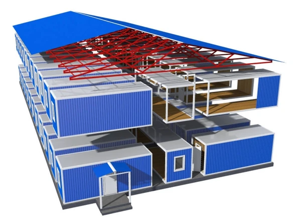 Фото Модульные здания, Бытовки, Блок-контейнер