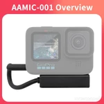 фото AAMIC-001 микрофонный адаптер GoPro HERO12 11 10 9 8 7 6 5 Black