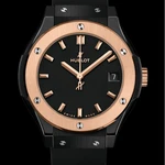 фото Женские часы Hublot Classic Fusion Ceramic King gold