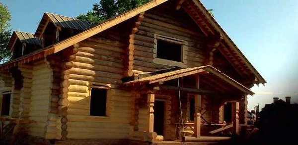 Фото Строительство домов из бревна, плотницкие работы