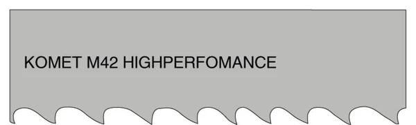 Фото Пила ленточная по металлу komet m42 highperfomance биметалл