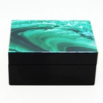 Фото №3 Малахит с Хризоколлой - Коллекционная Шкатулка