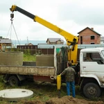 Фото №6 Услуги экскаватора и самосвала: септики под ключ и другое