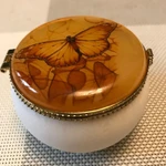 Фото №4 Шкатулка "Бабочка" из натурального камня Селенит