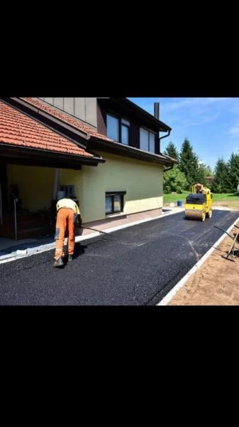Фото Укладка асфальта ремонт дорог 