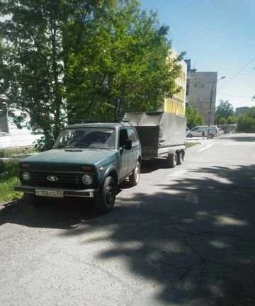 Фото Грузоперевозки Нива с прицепом 3,5*1,5*1,6