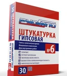 фото Штукатурка гипсовая №6/5 машинного нанесения 30 кг (40) РусГ