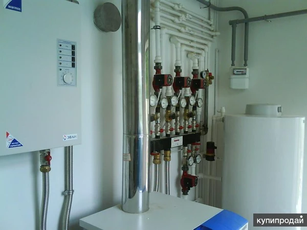 Фото Сделать отопление, водоснабжение в частном доме "под ключ"