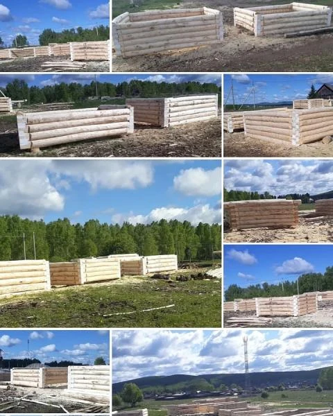 Фото Срубы для бани 3х5, 4х4, 4х6, 5х7 из осины и сосны