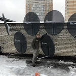 Фото №2 Установка и настройка антенн цифрового тв, триколор тв, нтв плюс, мтс тв и интернета