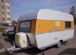 фото Прицеп-дача Трейлер Кемпер Караван Автодом Yellow Caravan