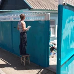 Фото №2 Покраска Заборов,Решеток,Оградок,Навесов. Армавир