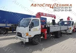 фото Hyundai HD-78 (бортовой) c манипулятором UNIC UR-V373