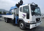 фото Бортовой автомобиль Daewoo Novus 6x4 низкорамный с КМУ DONGY