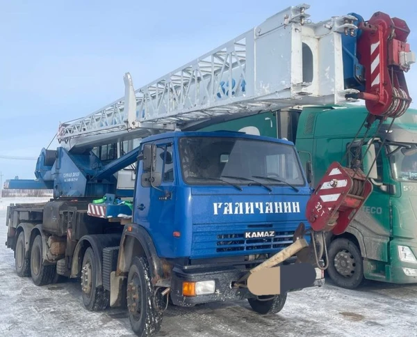 Фото Продам а/кран Галичанин 32тн-31м,КАМАЗ,Состояние нового автокрана