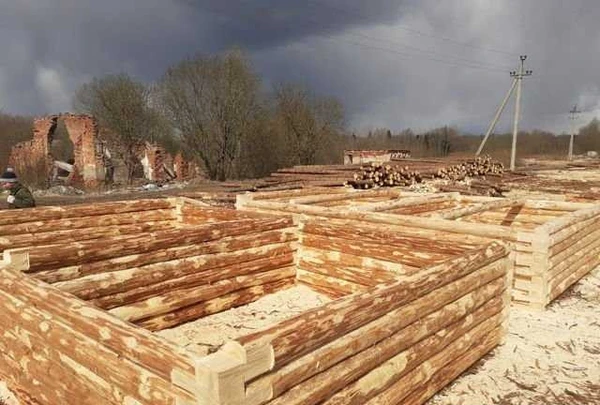 Фото Срубы домов и бань