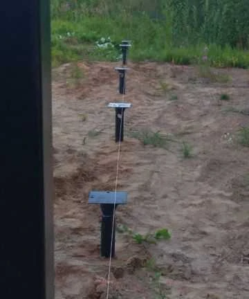 Фото Монтаж винтовых свай