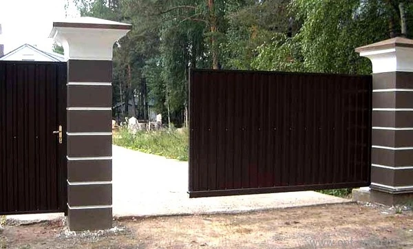 Фото Откатные ворота в Электростали