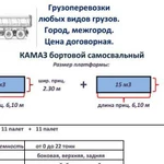 Грузоперевозки а/машинами камаз