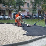 Фото №3 Асфальтирование и укладка тротуарная плитка