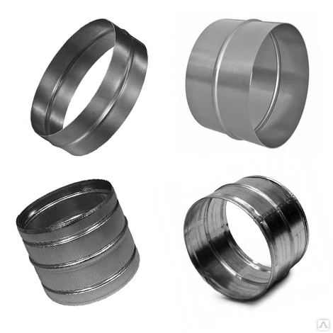 Ниппель круглый N Ø1600 оцинкованный 0,9 мм