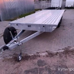 Фото №4 Прицеп автовоз, платформа прямая, категория ВЕ. 900*250-3500кг.