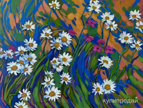 Фото Картина ВРЕМЯ РОМАШЕК