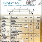 фото Hendix 1/50, Hendix Prime. Фибра стальная анкерная, проволочная