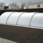 Фото №7 Навесы из поликарбоната. Козырьки. Павильоны