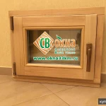 Фото №6 Деревянные окна для бани из лиственницы и дуба