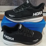 Фото №11 Кроссовки Hoka новые чёрные