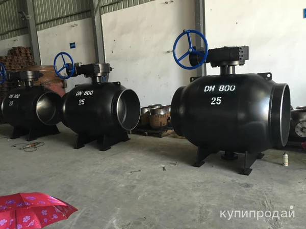 Фото Продаем шаровой кран ру25 ду800 цельносварной полнопроходной