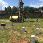 Забивка ж/б свай