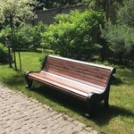 Фото №2 Скамейка чугунная «НЕСКУЧНЫЙ САД» (2 м)