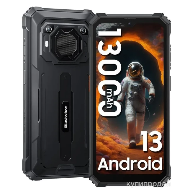 Фото Blackview Смартфон BV6200 Pro... 6/128 ГБ, черный новинка